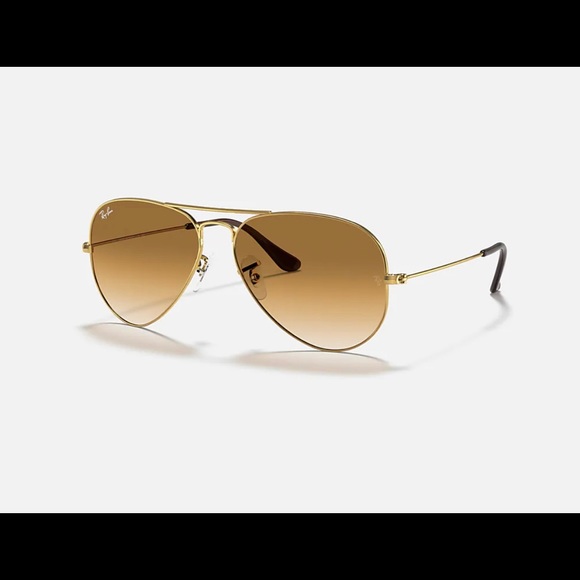 Accessories - Brown Rayban Aviator Sunglasses